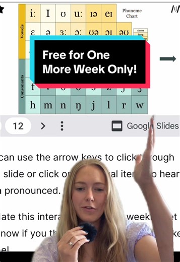 Free Interactive Pronunciation Practice for One More Week