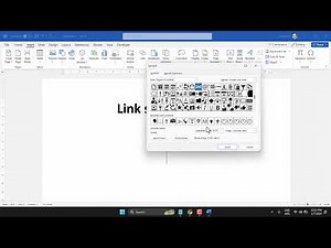 How to insert Link symbol in Word