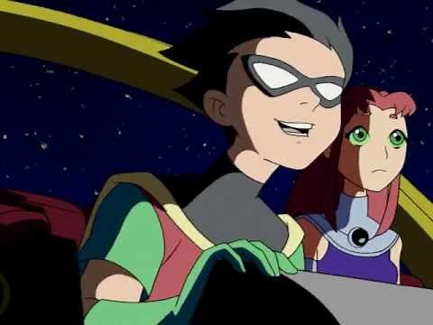 Robin and Starfire moments- Season 1