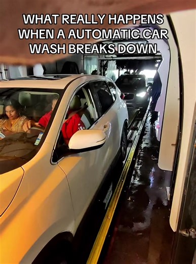 Everything is broken! This is what happens when car wash breaks down randomly. Gotta start by pulling out the vehicles then search for the problem #fyp #carwash #pov #viral #viral