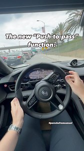The new push-to-pass function is part of the Sport Chrono package!.#porsche #porschetaycan #taycanturbos | Porsche from Samuel