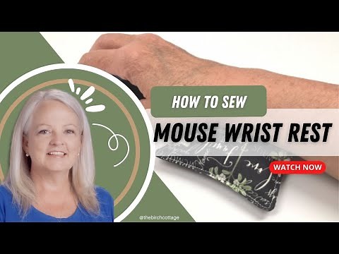 DIY Mouse Wrist Rest - Learn to sew a mouse wrist rest! | Janome 8200QCP Sewing Machine