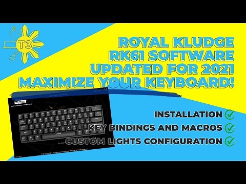Royal Kludge RK61 Software Installation and Features Walkthrough (2021 Update)