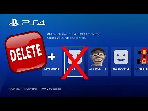 COMO EXCLUIR UM USUÁRIO DO PS4 !!!