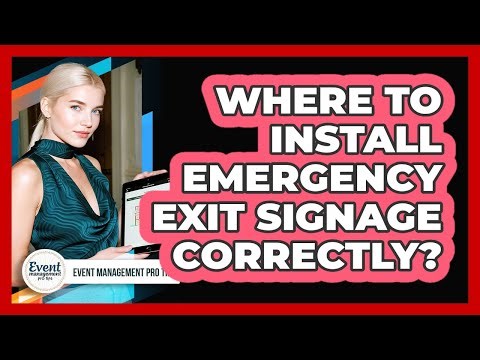 Where To Install Emergency Exit Signage Correctly?