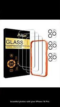 Protect Your iPhone 16 Pro with Ailun Screen and Camera Protectors
