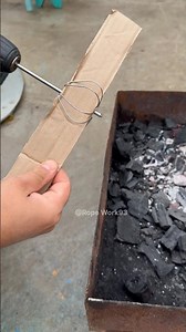 Crazy Simple DIY: Drill-Powered Charcoal Fan