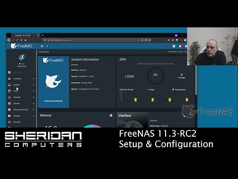 FreeNAS 11.3 - Initial Configuration Setup