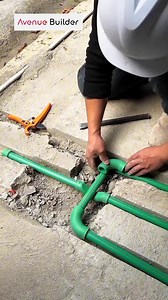 266K views · 495 reactions | PVC water pipe installation process | #pvc #waterpipeline #pipeline #pipefix #pipe #shortsreels #reels #reelsfbシ | Avenue Builder | Facebook
