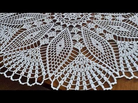 Crafting Elegance: Step-by-Step Guide to Crochet Tablecloth Mastery/crochet table runner/Part 11