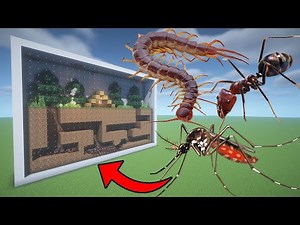 How To Make a Centipede, Ant, and Mosquito Farm in Minecraft PE