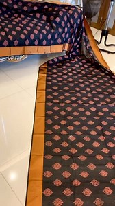 Black is always beautiful ❤️ Pure half silk saree Screen printed 14.5 hat saree Price :1700 bdt Inbox to order ! | Royal Red