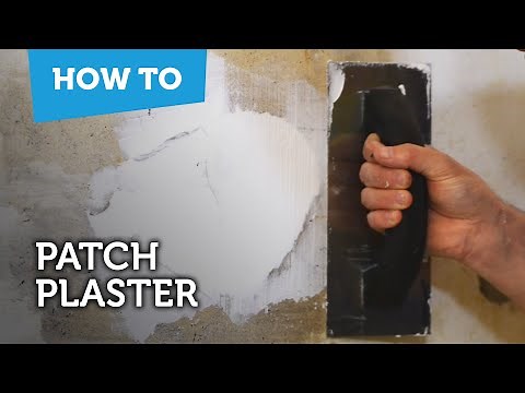 How to Patch Plaster Walls