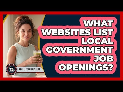 What Websites List Local Government Job Openings?