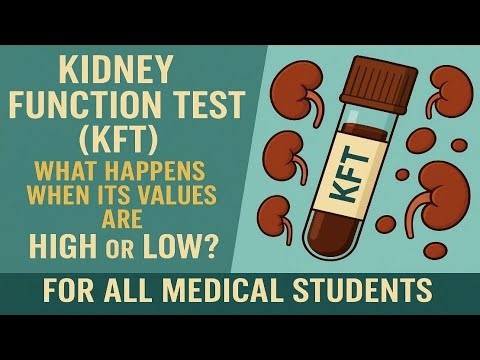 Kidney Function Test (KFT) Explained | Normal Values, High & Low Causes