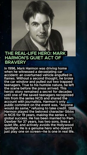 THE REAL-LIFE HERO: MARK HARMON'S QUIET ACT OF BRAVERY