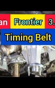 2002 Nissan Frontier 3.3L v6 Timing belt replacement and timing marks