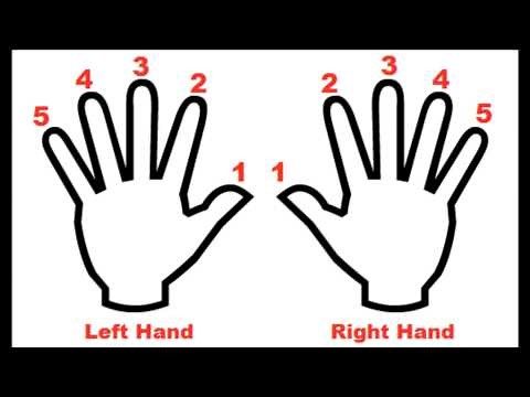 Piano Fingering Number System - Beginner Lesson