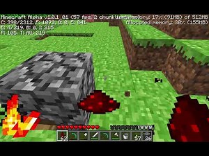 Minecraft Alpha 1.0.1_01 World Tour and Redstone