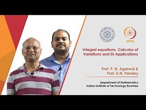 Integral equations, calculus of variations and its applications-Promo