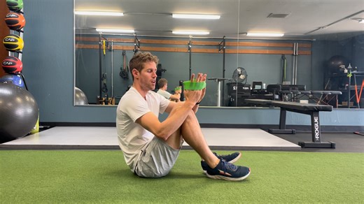 Supine clamshell isometric