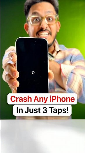 How To Crash Any iPhone in Just 3 Taps! 😁