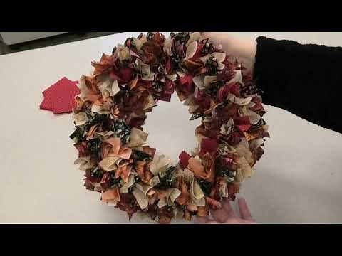 Fabric Wreath Tutorial