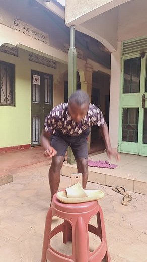 Balance Training Exercise on a Stool