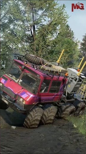 Oil Geological Exploration in Snow Runner