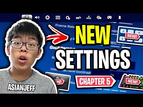 AsianJeff's NEW Settings in Fortnite Chapter 5! (BEST STRETCH RES)