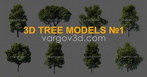 Free 3D tree models from Vargov3d