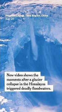 This Falling Glacier Started the Disaster in the Himalayas