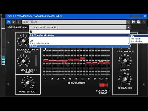 Mixcraft University: Using The Acoustica Vocoder