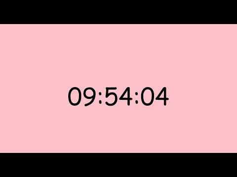 10 Hours Timer (Silent / Quiet)