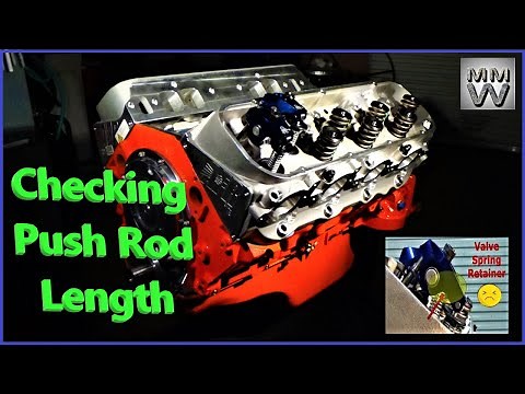 Determine Pushrod Length & Make your own Adj Push Rods..#12 Chevy 454 Big Block Performance Build...