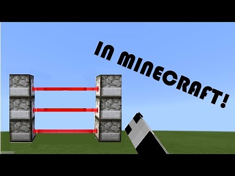 How to MAKE a LASER GATE in Minecraft
