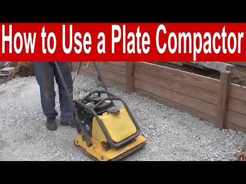 How to Use a Plate Compactor