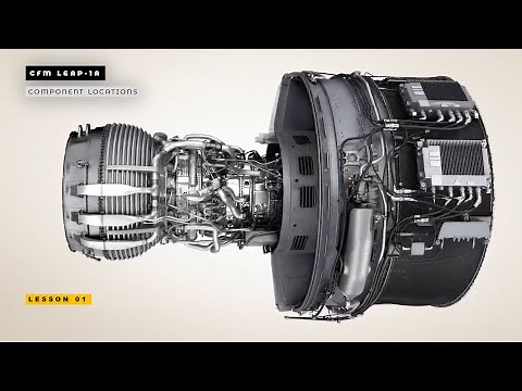 CFM Leap 1A Engine Component Locations | A320 NEO lesson 01