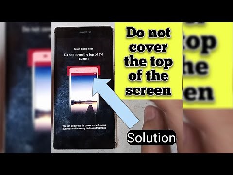 Huawei Do Not Cover The Top Of The Screen (Problem Solve) | How to fix Proximity Sensor Problems
