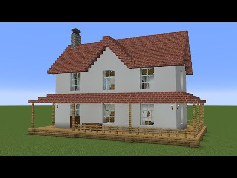 Minecraft - How to build a suburban country house