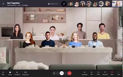 17K views · 116 reactions | Together mode on Skype virtually takes you where you want to go, whether it’s a picturesque island getaway or your local coffee shop. Learn more: https://msft.it/6181nn6Q9 | Skype | Facebook
