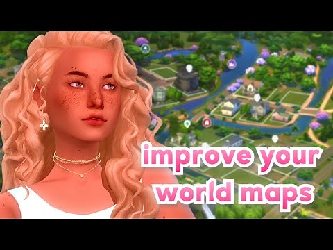 improve your worlds with these MAP REPLACEMENTS - more detailed, better looking worlds in ts4