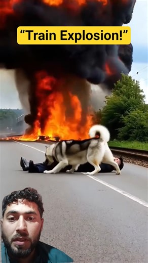 “Hero Stops Massive Train Explosion!” 🚂💥🐕