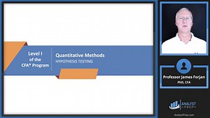 T-Statistic for Correlation Testing | CFA Level 1
