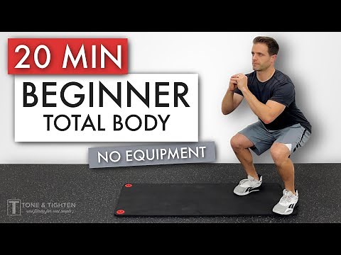 20 Min FULL BODY Workout For BEGINNERS (No Equipment)