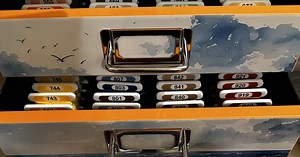 Stitching on Paper Floss Storage