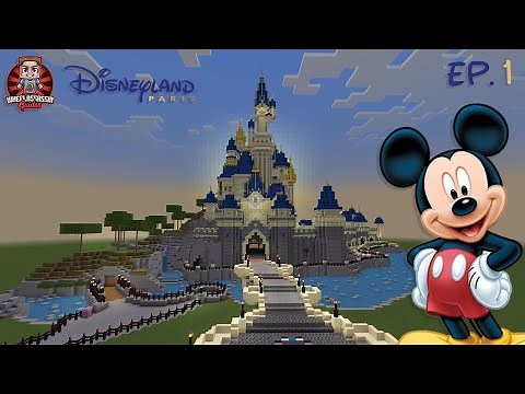 How to build the Disneyland Paris Castle in Minecraft!! #1
