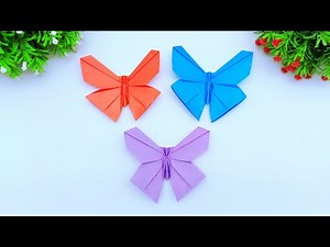 Easy Origami Butterfly | Flying Butterfly Making With Paper | Beautiful Origami Butterflies Craft