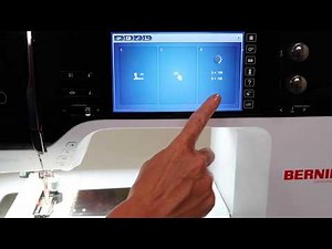 BERNINA 790 51 Calibrating the Buttonhole Foot
