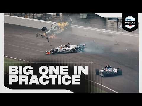 Multiple Cars Crash in Indy 500 Practice | 2026 INDYCAR